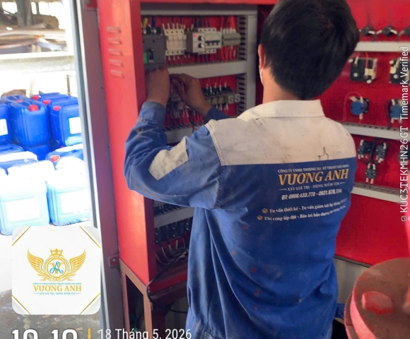 Công ty TNHH TM KT XD Vương Anh Hoàn Thành Dự Án Bảo Trì Hệ Thống PCCC Định Kỳ Tại Công ty Hóa Keo Kỹ Thuật