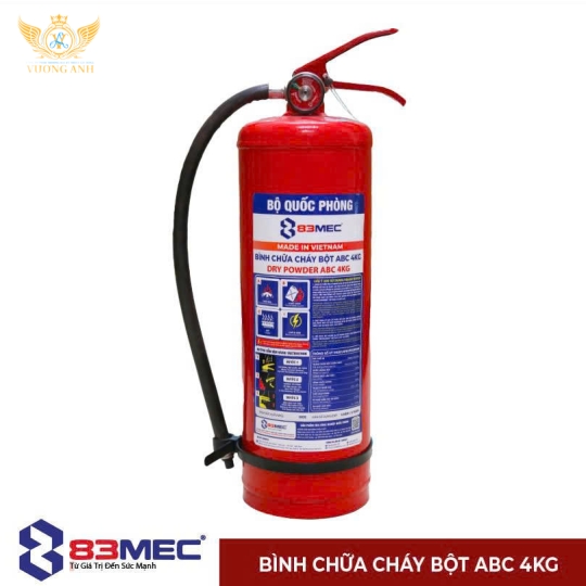 Bình Chữa Cháy Bột ABC BQP 83MEC 4KG-8KG